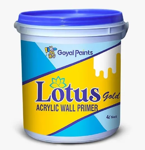 Lotus Gold Acrylic Wall Primer Bucket